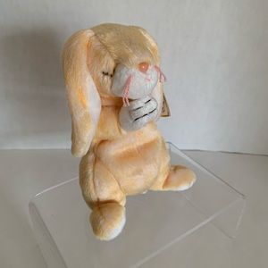Vintage NWT Ty Beanie Baby Grace Bunny Rabbit 2000 Retired Stiffed Animal Pray